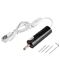 Riuty Mini Taladro- Mini Taladro eléctrico de Mano- Taladro eléctrico Amoladora Bricolaje Mini Micro Metal pequeño Motor…